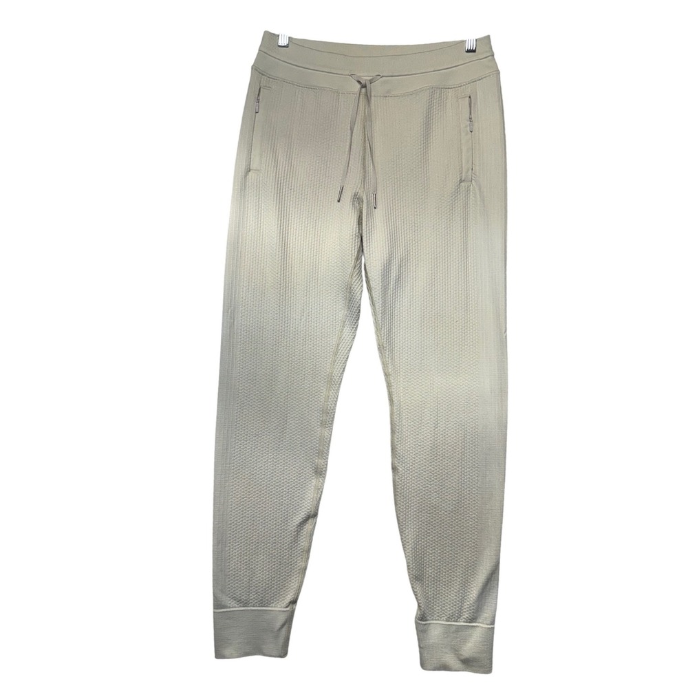Lululemon Engineered Warmth Merino Wool Joggers White‎ Size 8 Pants